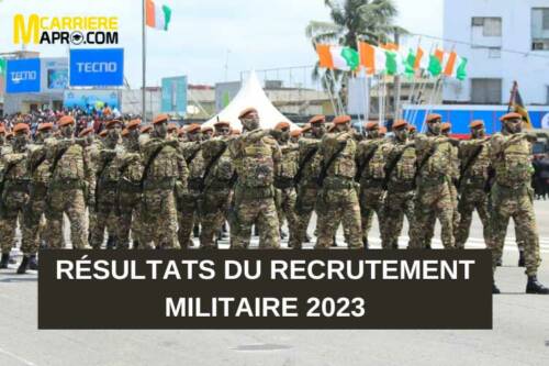 Résultats du recrutement militaire 2023 en Côte d Ivoire