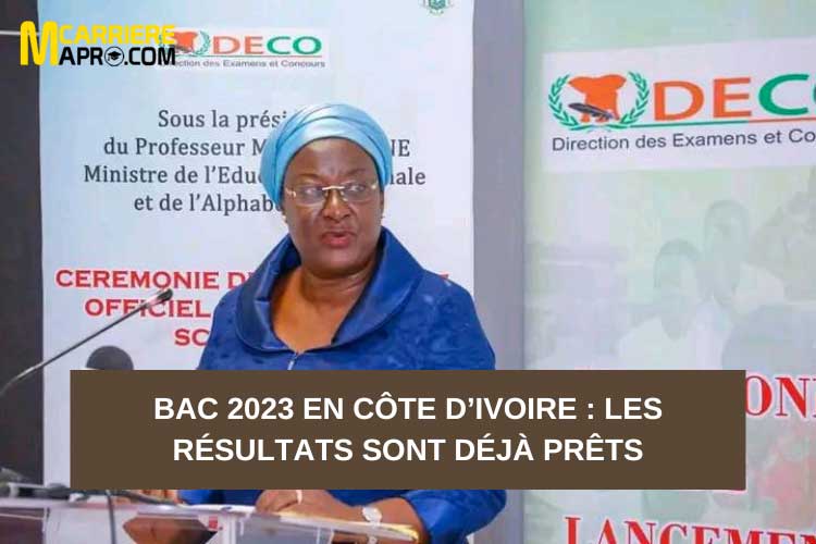 BAC 2023 en Côte d’Ivoire : les résultats sont déjà prêts