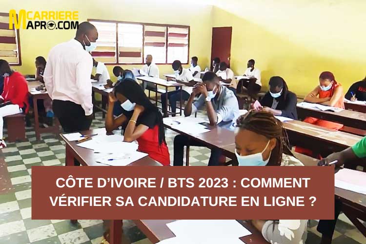 Côte D’Ivoire / BTS 2023 : Comment vérifier sa candidature en ligne ?