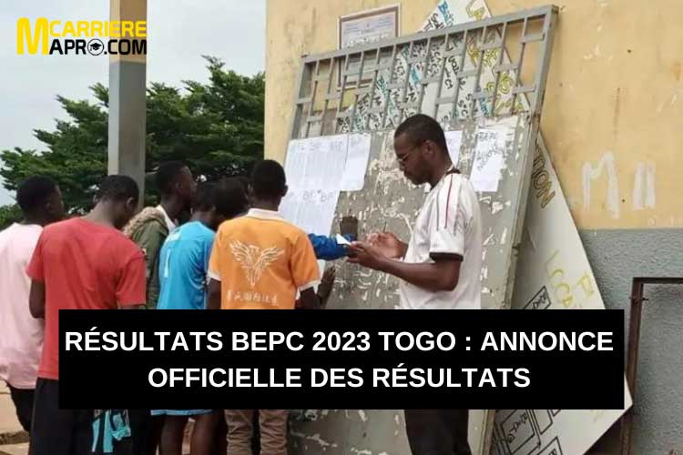 Résultats BEPC 2023 Togo : Annonce Officielle des Résultats