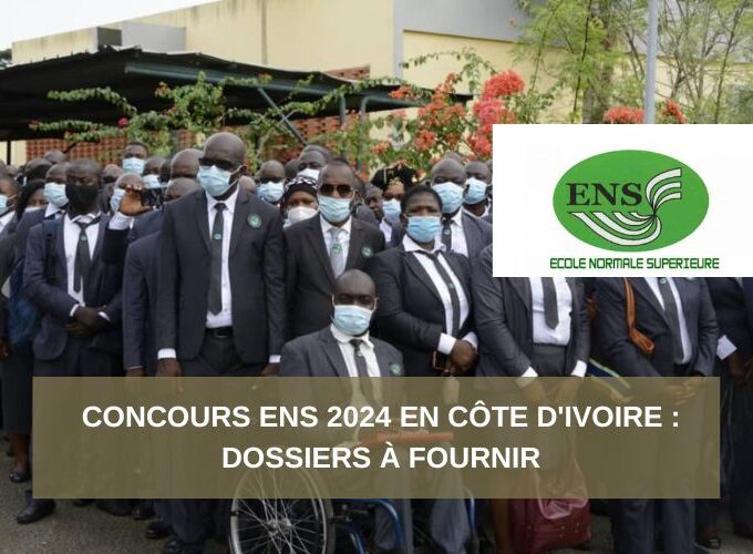 Concours ENS Côte d'Ivoire 20232024 Date de Composition