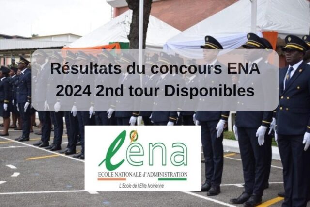 Résultats du concours ENA 2024 2nd tour