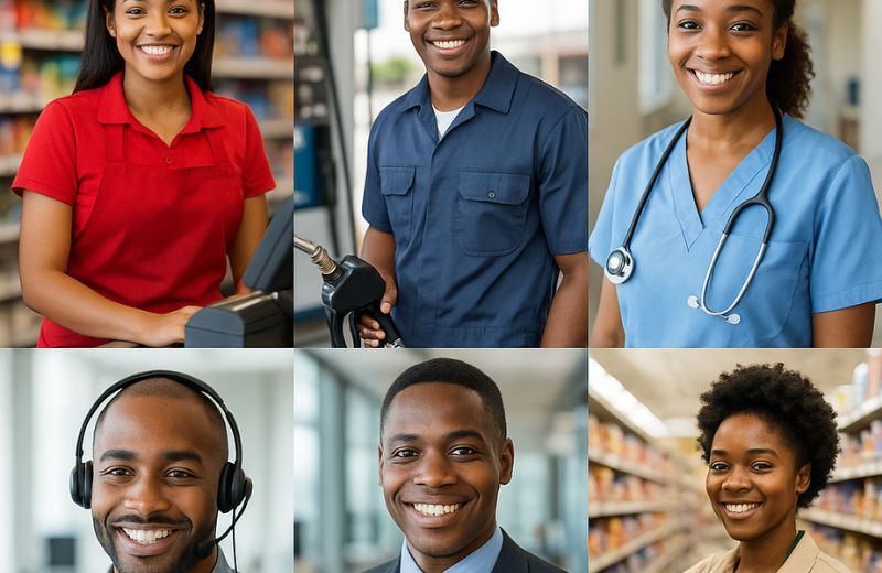 Jeune professionnel travaillant dans un métier sans diplôme en Côte d’Ivoire