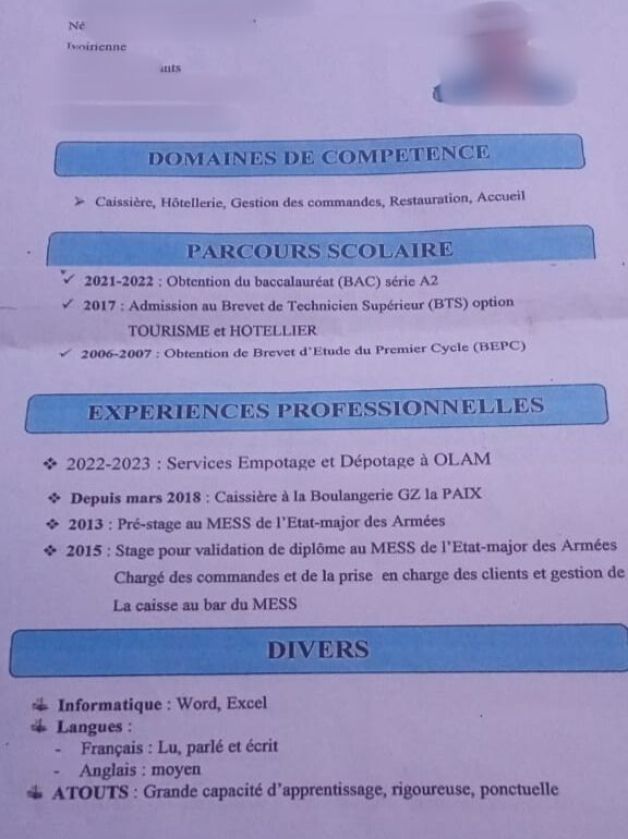 Mauvais CV Mauvais CV